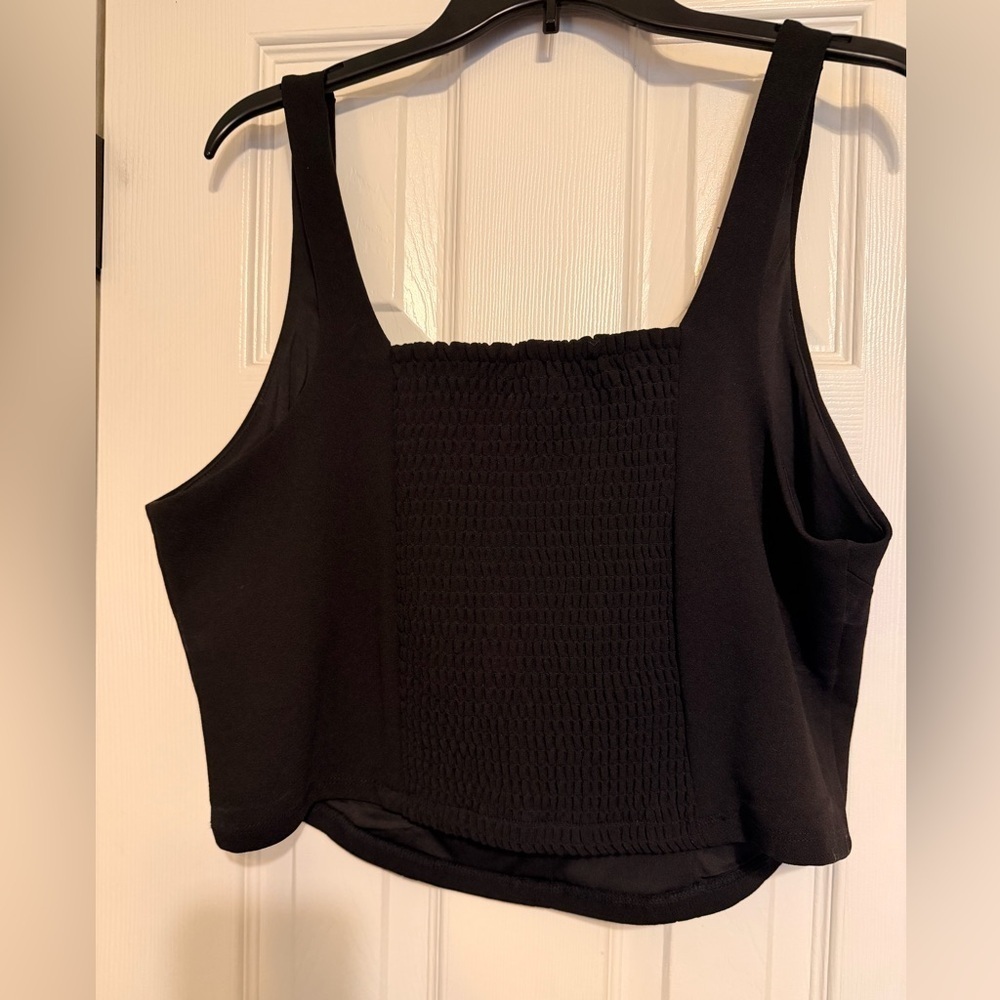 Maurices Black Cropped Tank Top - Picture 3 of 3